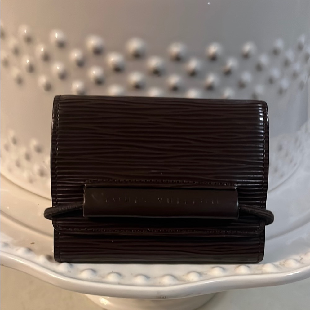 Louis Vuitton Epi Brown Card Case